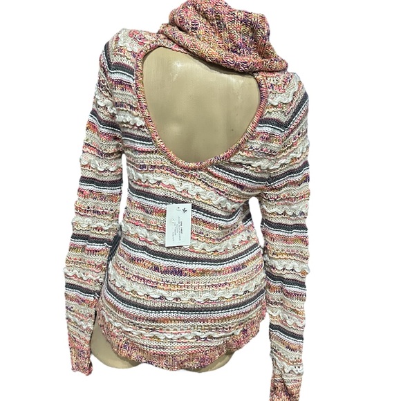 Chaser Cowl Neck Open Back Sweater Medium NEW NWT Pullover - Picture 3 of 3